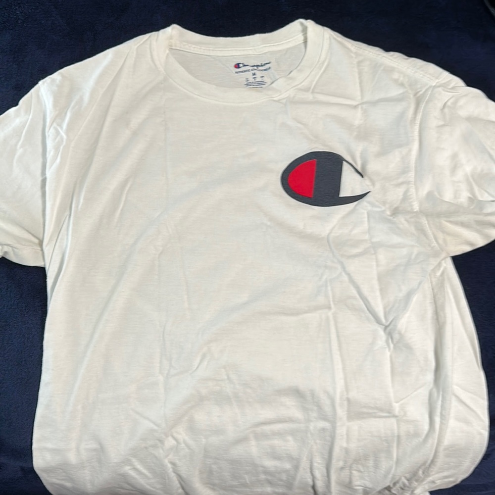 White champion tee
